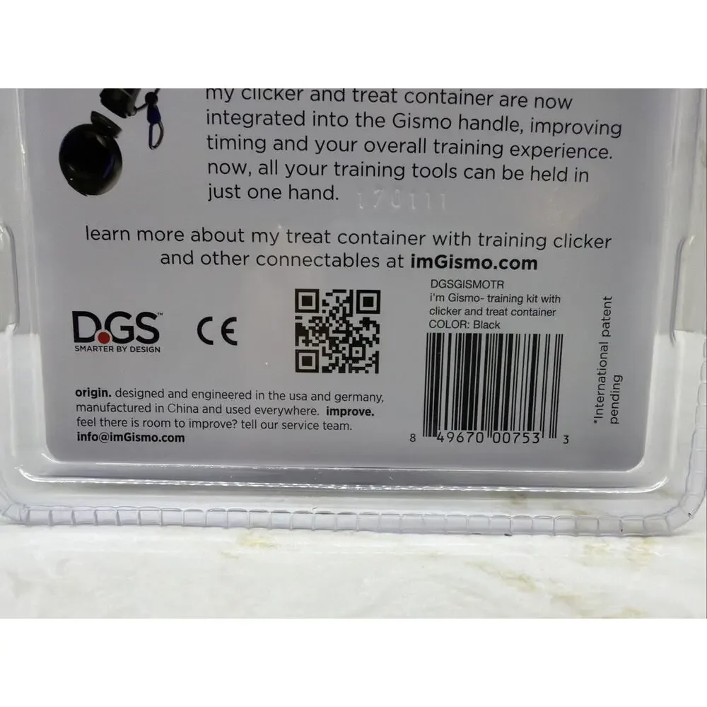Dog Gone Smart Im Gismo-Connectable Treat Container With Training Clicker